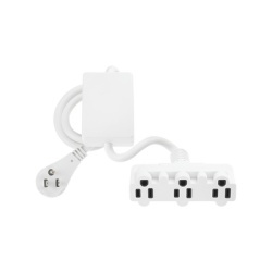 LUTRON ELECTRONICS MRF2-15APS-3-WH Modulo enchufable de encendido y apagado Maestro Wireless para cargas de uso general 15 A a 120 V 3 receptaculos control con Pico y sensores Radio Powr Savr