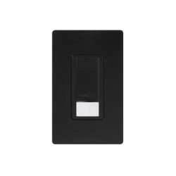 LUTRON ELECTRONICS MS-OPS5M-MN Apagador Maestro con sensor de ocupacion y vacancia PIR 5 A en iluminacion y 3 A en ventilador 120 V unipolar o 3 vias tecnologia XCT acabado satinado Midnight