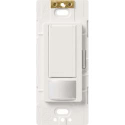 LUTRON ELECTRONICS MSOPS2SW (XCT) Apagador con sensor de presencia para espacios pequenos depositos armario vestidores alacena cocina lavanderia etc.