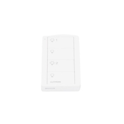 LUTRON ELECTRONICS PJ24BWHL21P Control remoto PICO 4 botones 2 grupos de encender/apagar. Complemente con un switch on/off o atenuador Caseta RA2 RadioRa2