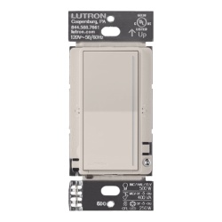 LUTRON ELECTRONICS RRSTPRONTP (RadioRa3) Atenuador tactil Sunnata Dimmer PRO color taupe requiere cable neutro / soporta 250W LED