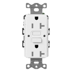 LUTRON ELECTRONICS SCR-15-GFST-SW-L RECEPTACULO TOMACORRIENTE 15A CON BOTON RESET