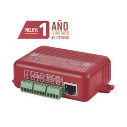 M2M SERVICES MQ03-LTE-M-FIRE COMUNICADOR DUAL Universal para PANELES DE INCENDIO 4GLTEM - 1 Ano de Servicio - Eventos a CMS