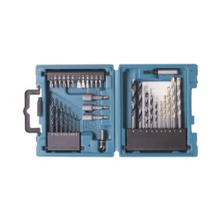 MAKITA D-36980 Juego de accesorios multiproposito 34 piezas brocas y puntas para atornillar