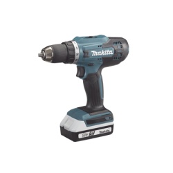 MAKITA DF488D004 Taladro Inalambrico SIN CARBONES Broquero de 1/2" 1 700 RPM 18Va?? Torque: 40 N.m C/2 Bat. (1.5Ah) y Cargador.