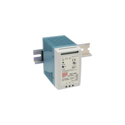 MEANWELL DRC-100-A Fuente de poder Riel Din 12V 100W con Cargador de Bateria