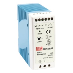 MEANWELL MDR-40-48 Fuente de poder Industrial Riel Din 48Vcc 40W