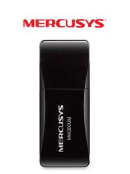 MERCUSYS MER6740002 MERCUSYS MW300UM - Adaptador inalambrico N 300 Mbps 2.4 GHz 2 antenas internas diseno portatil