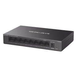 Mercusys MS108GS Switch NO Administrable / Para escritorio / Carcasa de Metal / 8 puertos 10/100/1000 Mbps / Diseno Compacto / Plug and Play