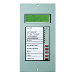 NOTIFIER LCD2-80 Anunciador remoto LCD retroiluminado de 80 caracteres para paneles NOTIFIER via EIA-485