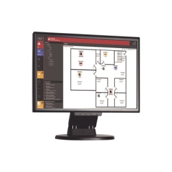 NOTIFIER MON-24LCDW Monitor LED HD de 24 pulgadas con bocinas integradas para estacion de trabajo ONYXWorks