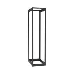 PANDUIT AR4P Rack de Cuatro Postes Estandar de 19" Rieles Roscados #12-24 Profundidad Ajustable de 23 a 42 in 45 Unidades de Rack Color Negro