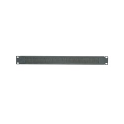 PANDUIT BR1B Tapa Ciega para Rack de 19in Tipo Cepillo de Nylon para Paso de Cables y Mejor Manejo Termico Color Negro 1 UR