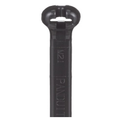 PANDUIT BT7LH-C0 Cincho de Nylon 6.6 Dome-Top® Con Lengueta de Bloqueo de Acero Inoxidable 620 mm largo x 7mm ancho Color Negro Exterior Resistente a Rayos UV Paquete de 100pz - Img 2
