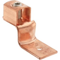 PANDUIT CB70-14-190 Zapata de Compresión de Cobre Estañado 70 mm2 Orificio 1/4", Paquete c/190 pzas.