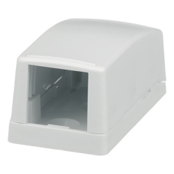 PANDUIT CBX1WH-A Caja de Montaje en Superficie Para 1 Modulo Mini-Com Color Blanco