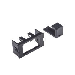 PANDUIT CHI2MBL-X Adaptador de 2 Modulos Mini-Com Para Marcos Interlink Color Negro 1 Pieza