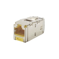 PANDUIT CJS6X88TGYLY Conector Jack RJ45 Blindado Estilo TG Mini-Com Categoria 6A de 8 Posiciones y 8 Cables Color Amarillo