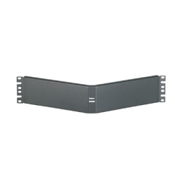PANDUIT CPAF2BLY Tapa Ciega Para Rack Estandar de 19in Angulado de Acero 2UR Color Negro