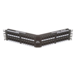 PANDUIT DPA48688TGY Panel de Parcheo de Impacto (110) Angulado Categoria 6 de 48 Puertos 2UR