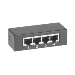 PANDUIT EF001 HUB de 4 Puertos Para Conexion de 3 Sensores Adicionales a PDUs y UPS de Panduit