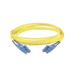 PANDUIT F92ELLNLNSNM003 Jumper de Fibra Optica Monomodo 9/125 OS2 LC-LC Duplex LSZH Color Amarillo 3 Metros (9.84 Pies)