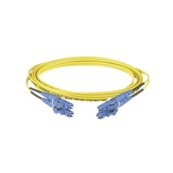 PANDUIT F92ERLNLNSNM004 Jumper de Fibra Optica Monomodo 9/125 OS2 LC-LC Duplex OFNR (Riser) Color Amarillo 4 Metros (13.12 Pies)