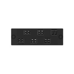 PANDUIT FAP6WABLDLCZ Placa Acopladora de Fibra Optica FAP Con 6 Conectores LC Duplex (12 Fibras) Para Fibra Multimodo OM3/OM4 Color Negro