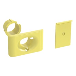 PANDUIT FR1.5IDELYL Accesorio de Salida a Tubo De 1.5 in (38 mm) Para Canaletas FiberRunner 4X4 6X4 o 12X4 Color Amarillo - Img 4