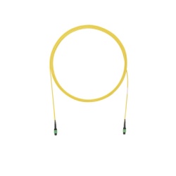 PANDUIT FR9TL77A001M1.5 Cable de Interconexion de 12 Fibras Opticas Monomodo OS2 de PanMPO Hembra a PanMPO Hembra Polaridad A LSZH de 1.5 Metros (4.92 Pies)