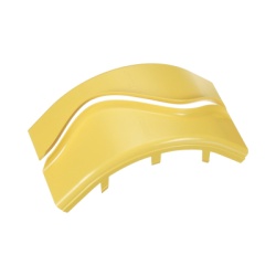 PANDUIT FROVRASC6LYL Tapa de Bajada Vertical Exterior de 90Âº Para uso con Canaletas 6X4 FiberRunner? Color Amarillo