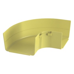 PANDUIT FRRA6X4LYL Angulo Recto a 90Âº Horizontal Para Canaletas FiberRunner? 6X4 Color Amarillo