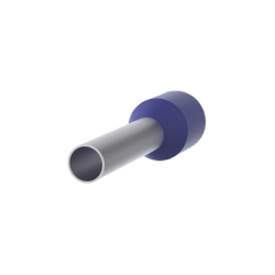 PANDUIT FSD80-12-D Ferrule Aislado PAN-TERM para Cable 14 AWG Largo 12mm DIN Color Azul. Paquete 500 Piezas