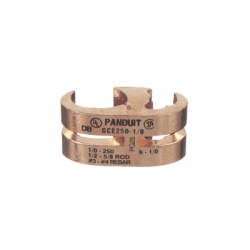 PANDUIT GCE1/0-1/0-L Conector de Conexion Tierra tipo "E" para Conductor de Cobre 6 AWG SOL ? 1/0 AWG STR (16?50 mm2).