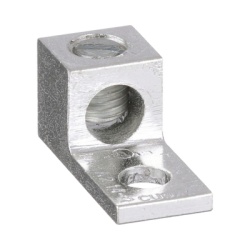 PANDUIT LAMA2-14-C Conector Mecanico de Aluminio de Un Orificio 1/4" y Un Barril para Cable de 14 a 2 AWG. 1 Pieza