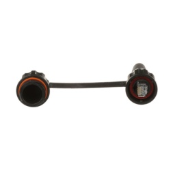 PANDUIT MPSI588T Conector Plug RJ45 de Uso Industrial Blindado Categoria 5e 24AWG con Tapa Protectora Proteccion IP67