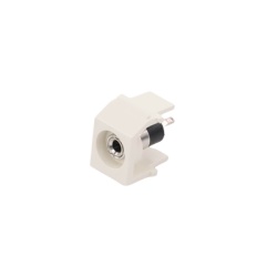 PANDUIT NK35MSSIW Modulo Acoplador Estereo de 3.5mm (1/8) Tipo Keystone Para Soldar Color Blanco Mate