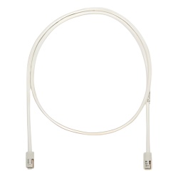 PANDUIT NK5EPC10Y Cable de Parcheo UTP Categoria 5e con Plug Modular en Cada Extremo - 3 Metros (9.84 Pies) - Blanco Mate
