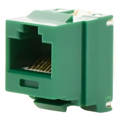 PANDUIT NK688MGR Conector Jack Estilo 110 (de Impacto) Tipo Keystone Categoria 6 de 8 Posiciones y 8 Cables Color Verde - Img 2