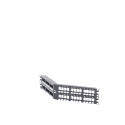 PANDUIT NKPPA48FMY Panel de Parcheo Modular Keystone (Sin Conectores) Angulado de 48 Puertos 2UR