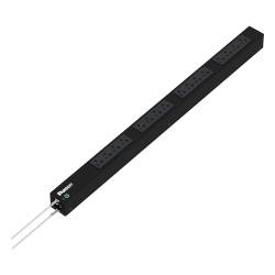 PANDUIT P16B04M PDU Basico para Distribucion de Energia Enchufe de Entrada NEMA 5-15P Con 16 Contactos NEMA 5-20R de Instalacion Vertical 15 Amp 120 Vca