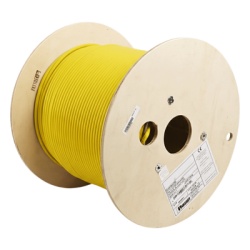 PANDUIT PFL6X04YL-CEG Bobina de Cable Blindado F/UTP de 4 Pares Cat6A Soporte de Aplicaciones 10GBase-T LSZH (Libre de Gases Toxicos) Color Amarillo 305 Metros (1000 Pies)