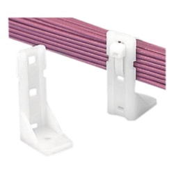 PANDUIT PP2S-S10-X Sujetador-Separador Pan-Post de Nylon 6.6 Para Fijacion de Mazos de Cables con Cinchos Uso Interior Color Natural 1 Pieza