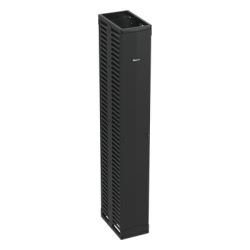 PANDUIT PR2VD12 Organizador Vertical PatchRunner? Doble (Frontal y Posterior) Para Rack Abierto de 45 Unidades 12in de Ancho Color Negro