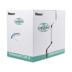 PANDUIT PUC6004BU-FE Bobina de Cable UTP 305 Metros (1000 Pies) de Cobre TX6000? PanNet Reelex Azul Categoria 6 Mejorado (23 AWG) PVC (CM) de 4 Pares