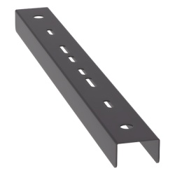 PANDUIT PWBTB12BL Soporte Tipo Trapecio Para Charola Wire Basket Hasta 12 in (300 mm) de Ancho Uso con Varillas Roscadas de 1/2 in Color Negro