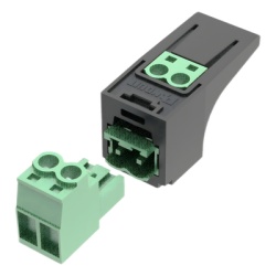 PANDUIT PXM1ARGRBL Modulo Conector Electrico para Cable Electrico FMPS Compatible con 26-12 AWG Tipo Mini-Com Color Verde