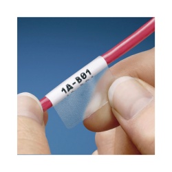 PANDUIT S100X225YIJ Hojas con 1000 Etiquetas Auto-Laminadas para Impresora Laser/Inyeccion de Tinta para Cables de 6.1 a 12.2 mm de Diametro (8 - 4 AWG)