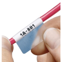 PANDUIT S100X650VAC Casete de 50 Etiquetas Autolaminadas de 25.4 x 165.1 mm (1 x 6.5 pulgadas) para Cables de 12.1 a 40.4 mm (0.48 a 1.59 pulgadas) de Diametro Area de Impresion Color Blanco