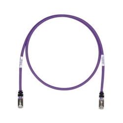 PANDUIT STP6X5VL Patch Cord Cat6A Blindado S/FTP CM/LS0H 1.52 Metros (5 Pies) Color Violeta